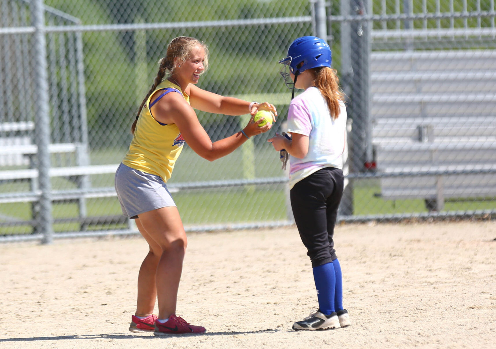 Central Springs softball practice 2